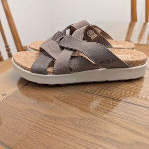 Women's KEEN Elle Mixed Slide Sandals Size 9